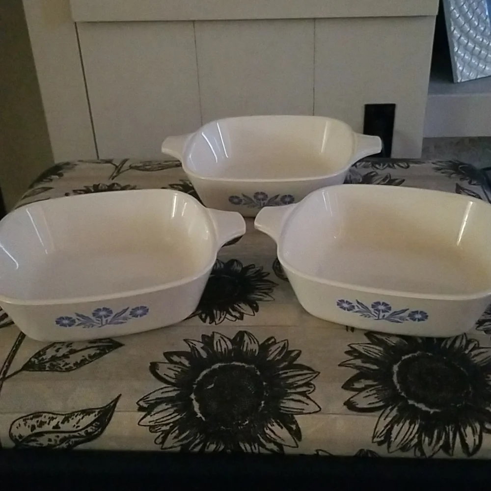 3 5x5 corning ware